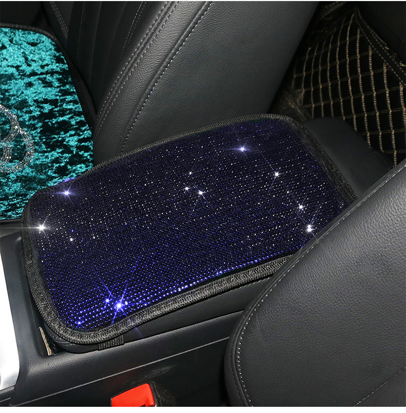 Blue Diamond Crystal Gear Cover - Luxury Car Interior Bling