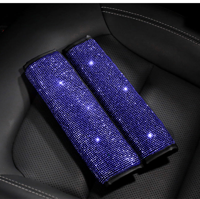 Blue Diamond Crystal Gear Cover - Luxury Car Interior Bling