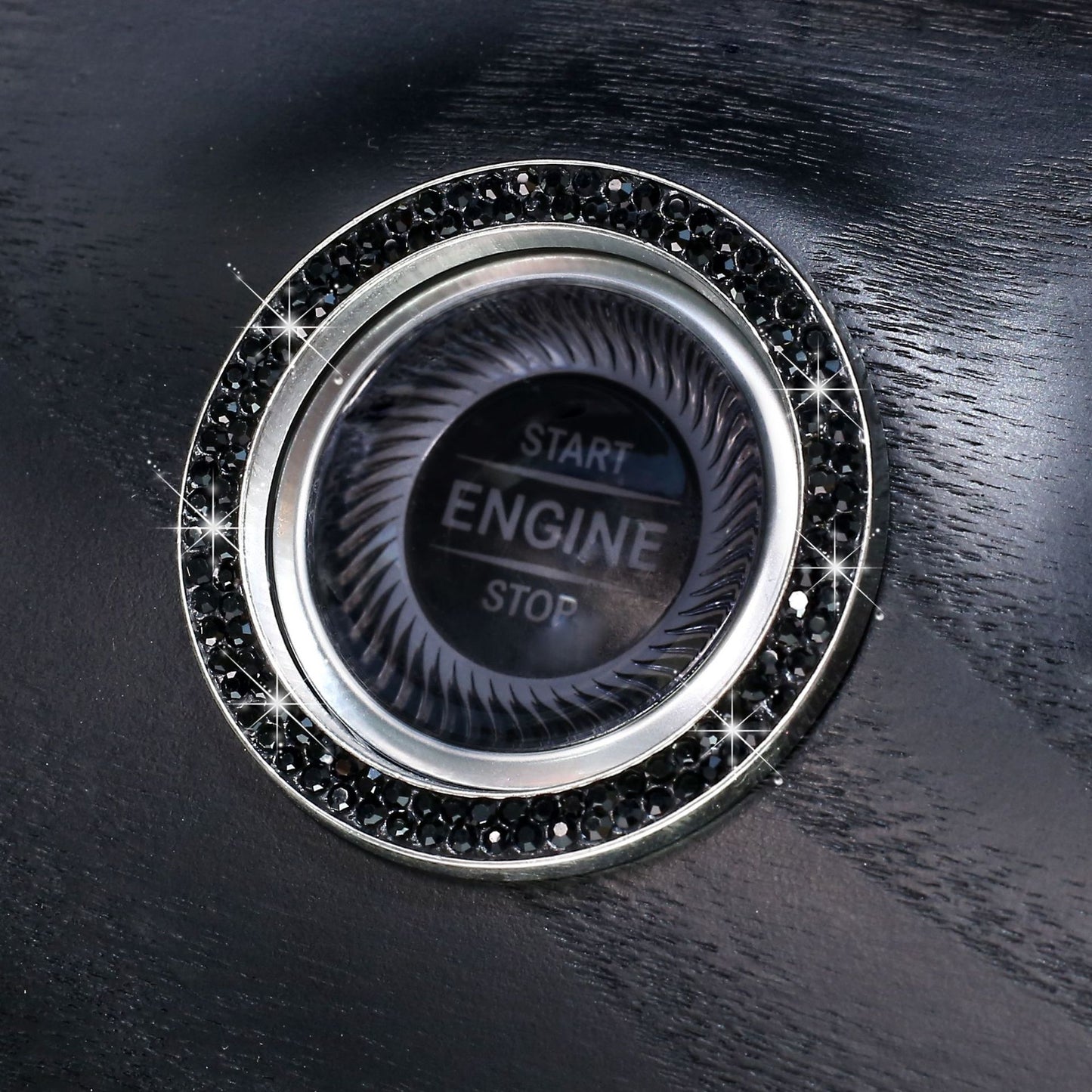 Crystal Start Button Ring - Diamond Car Ignition Sticker Decor