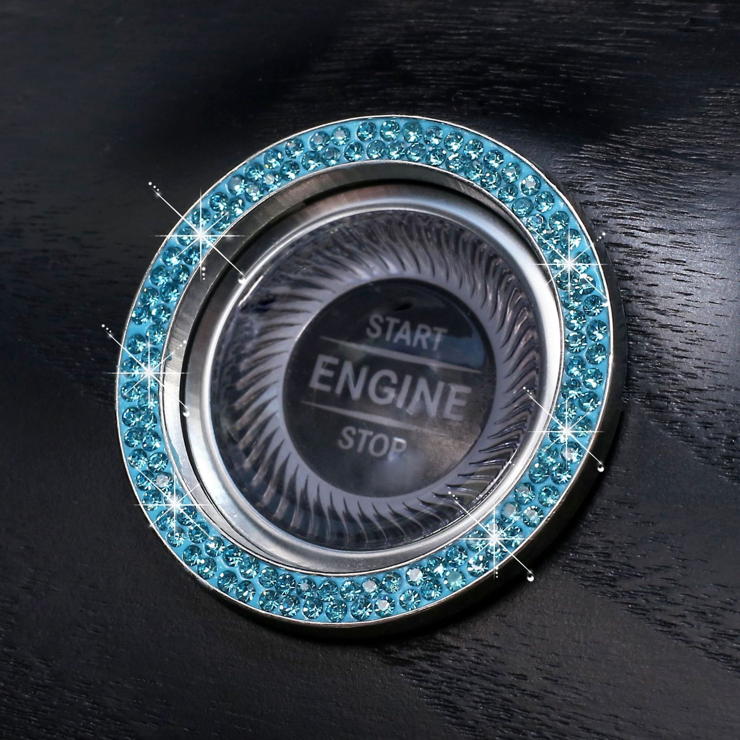 Crystal Start Button Ring - Diamond Car Ignition Sticker Decor