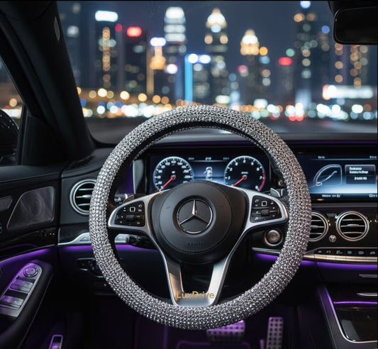 Crystal Car Interior Accessories Set - Aurora Dazzle Collection