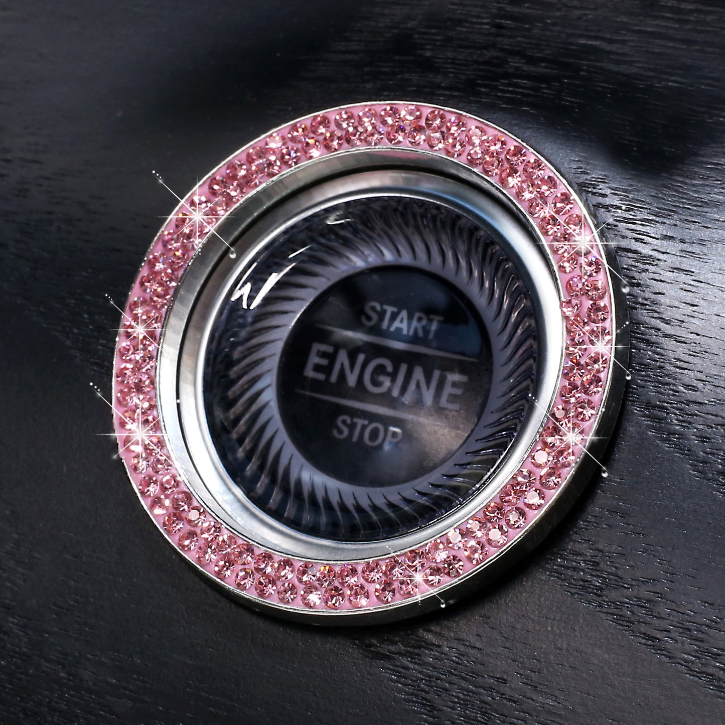 Crystal Start Button Ring - Diamond Car Ignition Sticker Decor